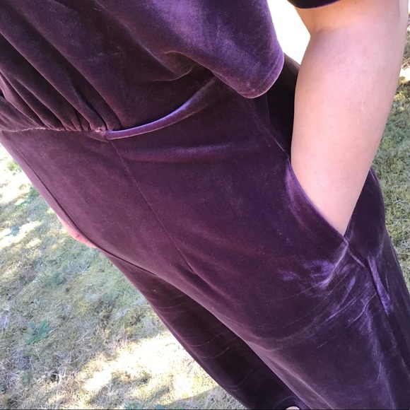 Anthropologie Greylin velvet jumpsuit NWT - Picture 1 of 4